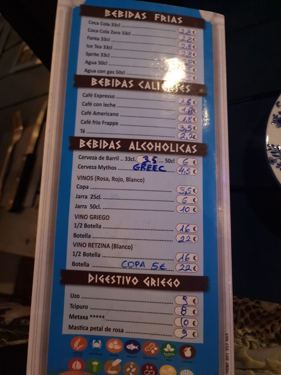 Menu Helios Greek Platja D’Aro-3