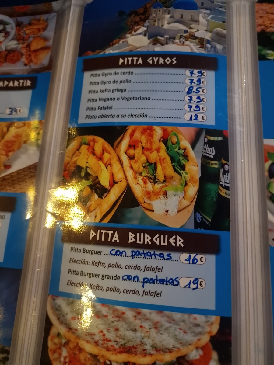 Menu Helios Greek Platja D’Aro-5