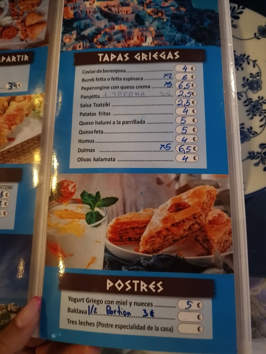Menu Helios Greek Platja D’Aro-6