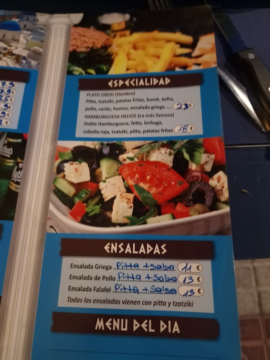 Menu Helios Greek Platja D’Aro-7